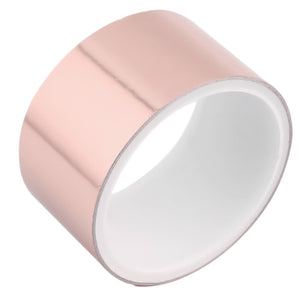 1 Roll 2M Single Side Conductive Copper Foil Tape Shielding Barrier 5cm Adhesive Tape New High Quality