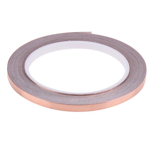 20m 6mm One Side Copper Foil Tape EMI Shielding Guitar Slug Snail Barrier Single Conductive Adhesive for Guitar