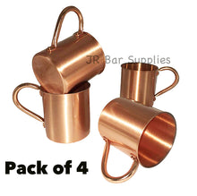 Free Shipping 450ml 100% Pure Copper Moscow Mule Mug  for a Moscow Mule or Any Vodka Based Drink Pack of 4
