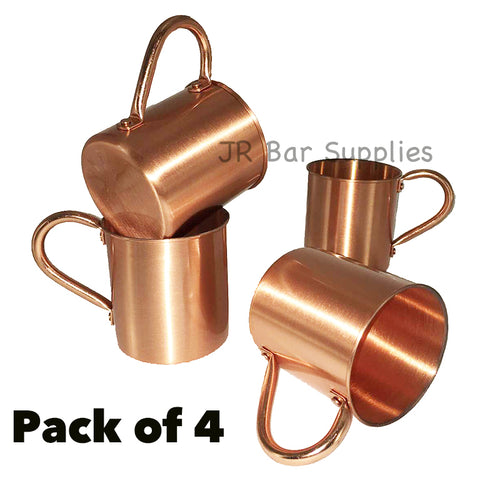 Free Shipping 450ml 100% Pure Copper Moscow Mule Mug  for a Moscow Mule or Any Vodka Based Drink Pack of 4
